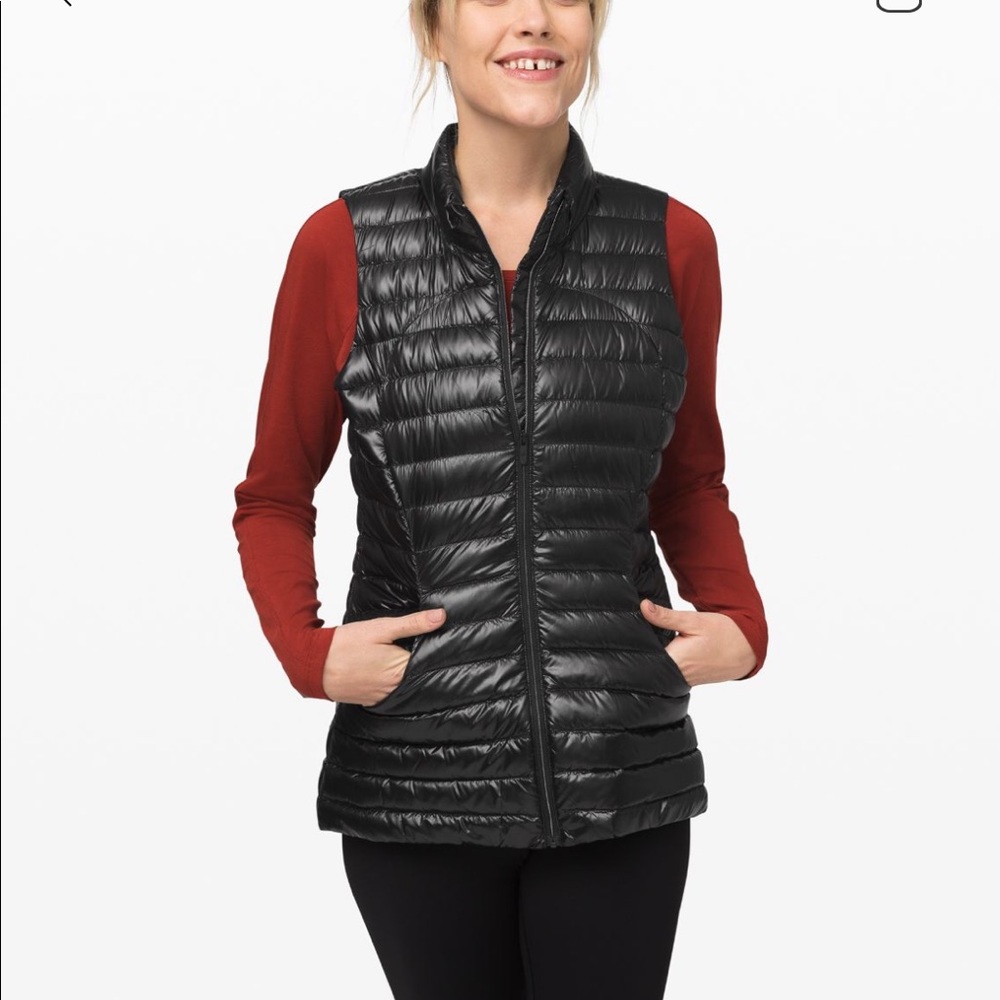 Lululemon “pack it down” shine vest